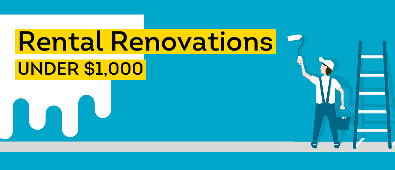  Rental renovations under 1,000