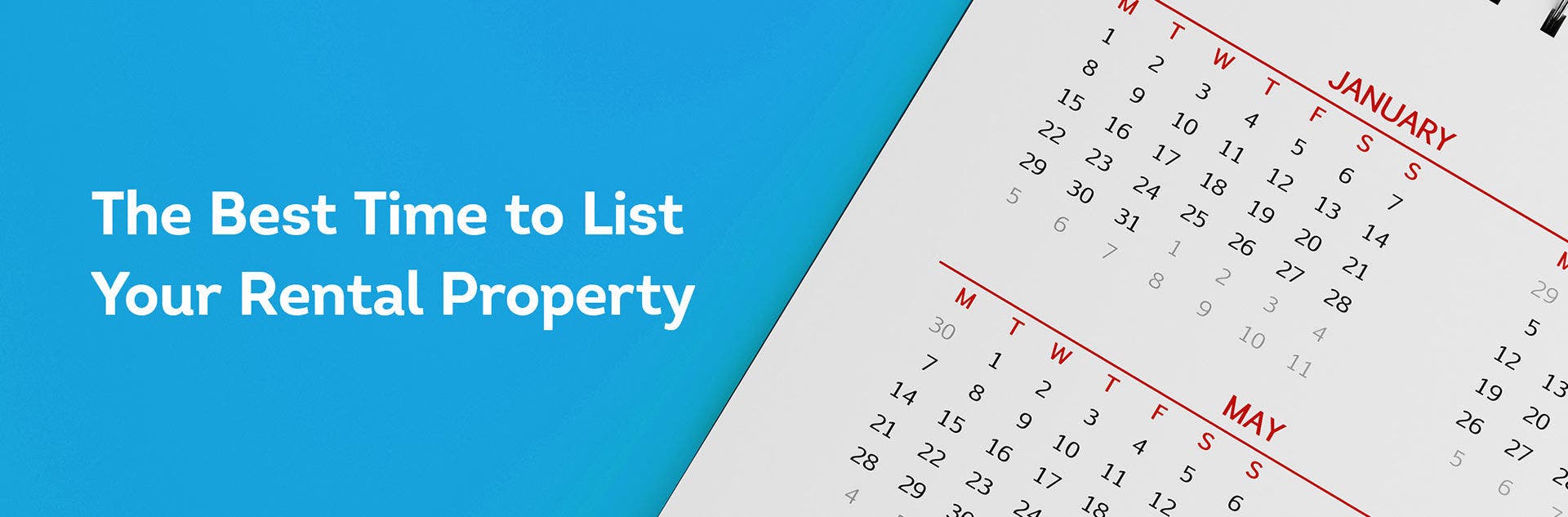 what is the best time of year to list your rental unit