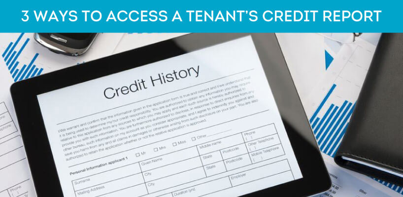 tenant screening credit report