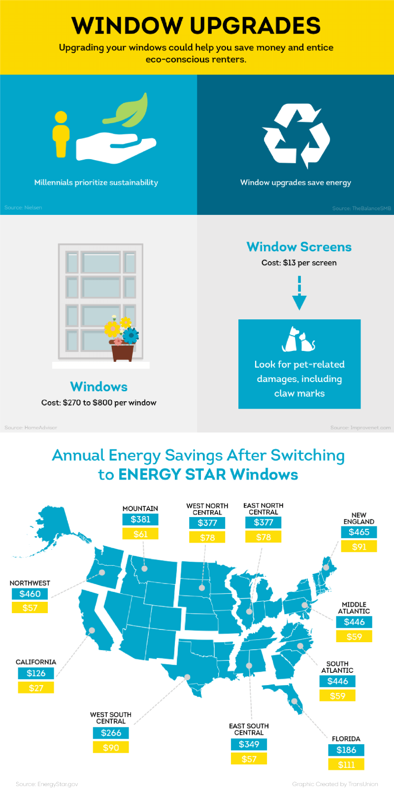 Window Upgrades Detailed Infographic