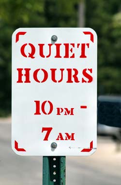 Quiet hours