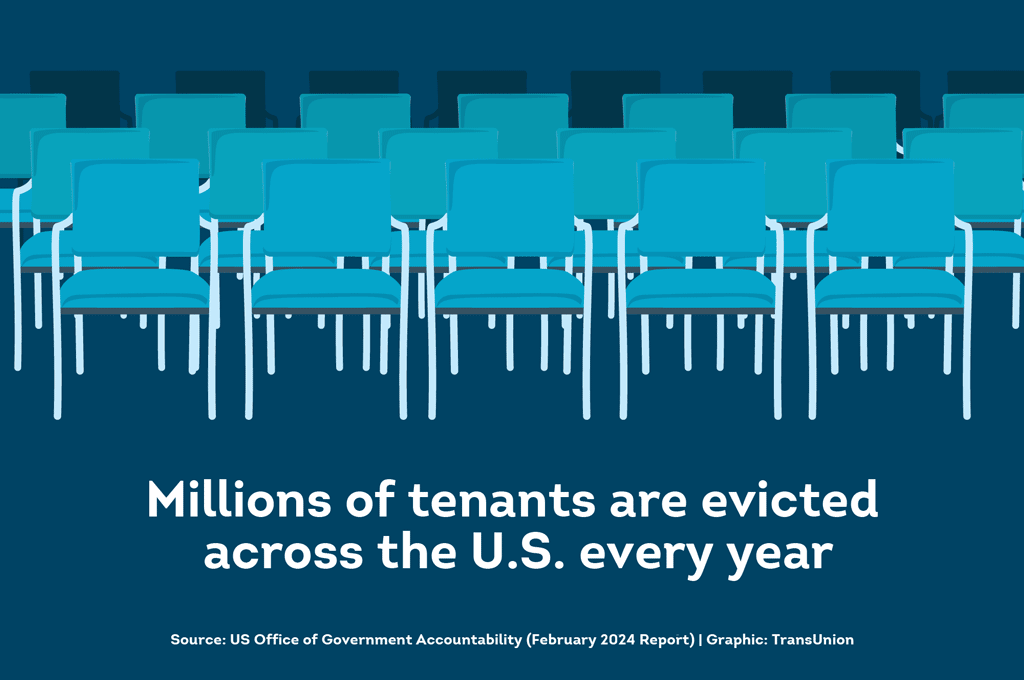 millions of tenants are evicted every year in the U.S. 