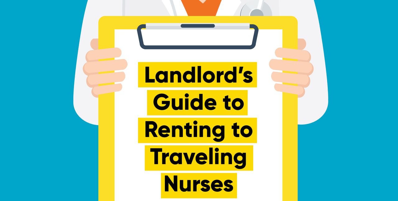 landlord's guide to renting to travel nurses