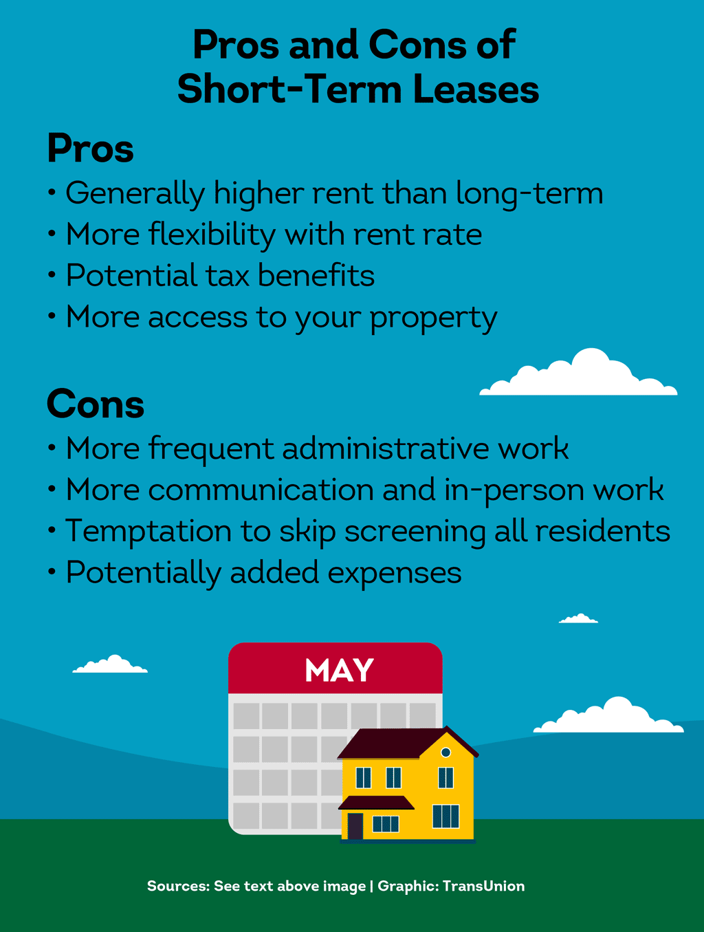 pros and cons of a short-term rental
