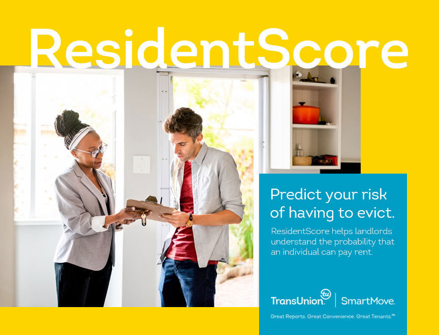 A ResidentScore helps landlords understand that probability someone can pay rent