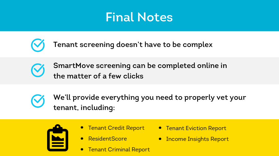 Tenant Screening Myths Graphic Summary