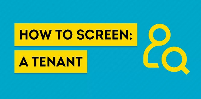 how to screen a tenant
