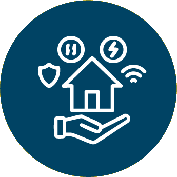 Icon representing amenities and included services