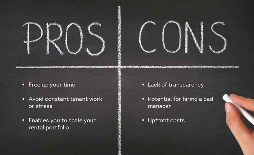 pros and cons to consider when hiring property manager