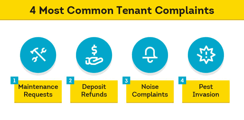 4 most common tenant complaints