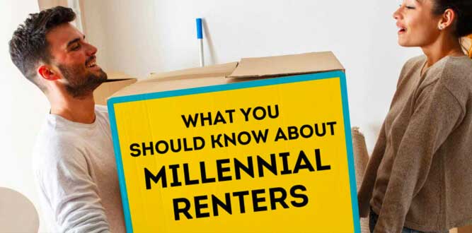 infographic on millennial renters